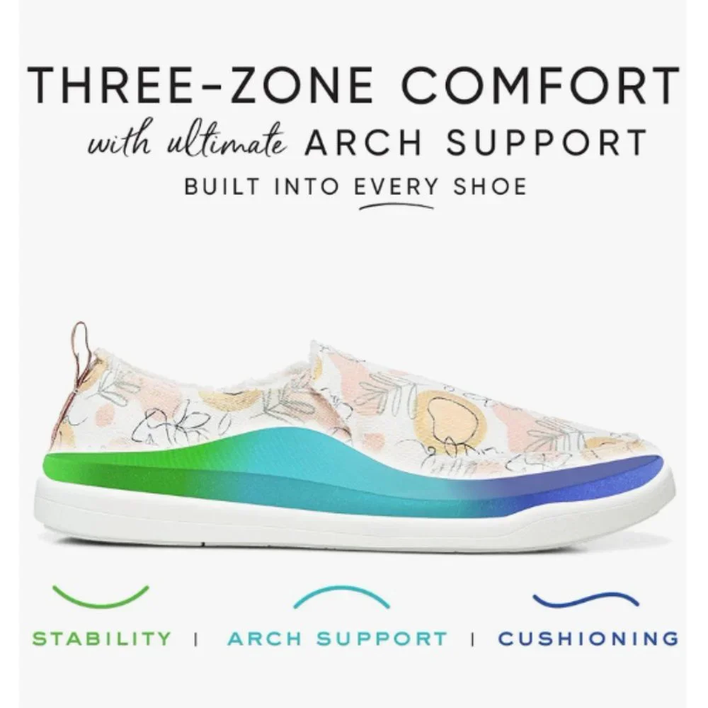 VIONIC MALIBU WOMENS COMFORT INSOLE LIFESTYLE SLIP-ON SNEAKERS - Picture 9 of 13